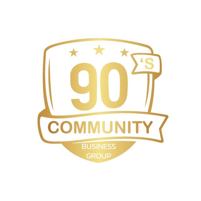 90's Community Business Group 標誌