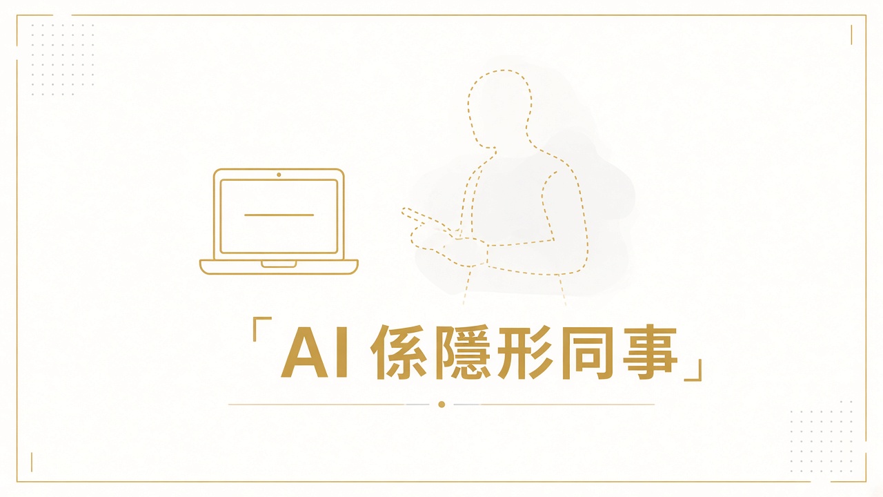AI 做隱形同事：效率有改善，但取代唔到人